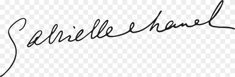 Gabrielle Chanel Signature, Handwriting, Text, Blackboard Free Png