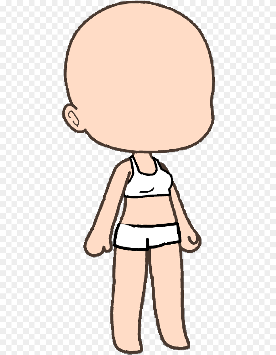 Gacha Base Female Femalebase Gacha Body Base, Baby, Person Free Transparent Png