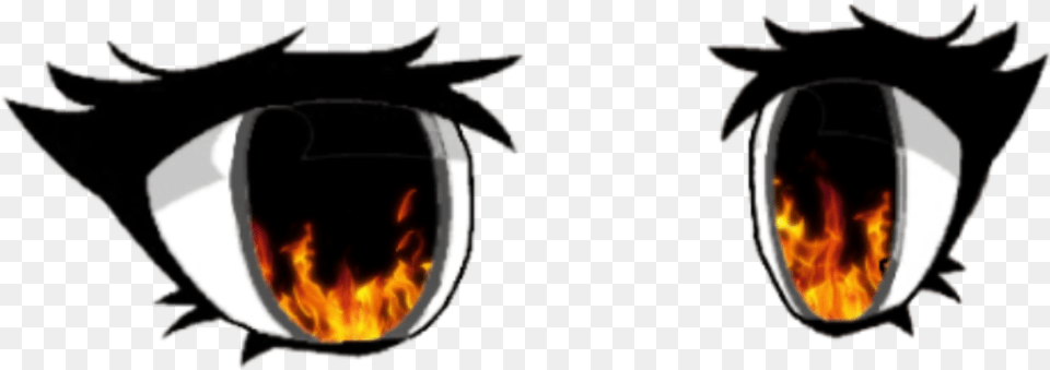 Gacha Life Eyes Fire Demon Freetoedit Gacha Life Base Eyes, Fireplace, Indoors, Flame, Person Free Transparent Png