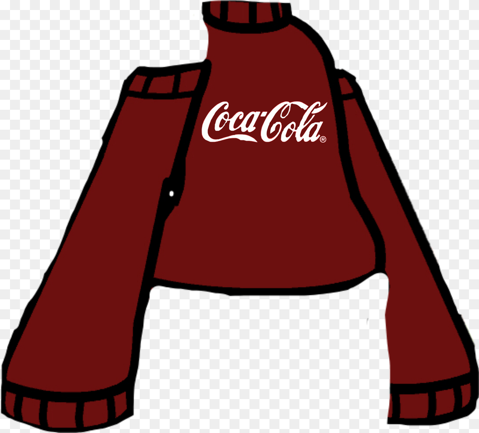 Gacha Life Shirt T Shirt Coca Cola Sticker By Emma Gacha Life Shirt Transparent, Beverage, Coke, Soda, Person Png Image