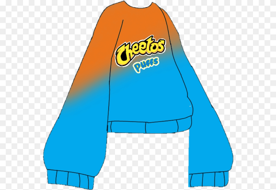 Gacha Life Verse Edit Edited Cheeto Puff Chips, Clothing, Knitwear, Sweater, Sweatshirt Png