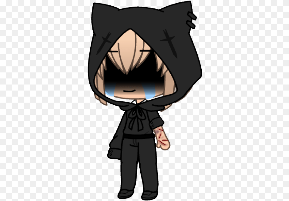 Gachalife Gacha Triste Sad Freetoedit Gacha Triste, Book, Comics, Publication, Clothing Free Png