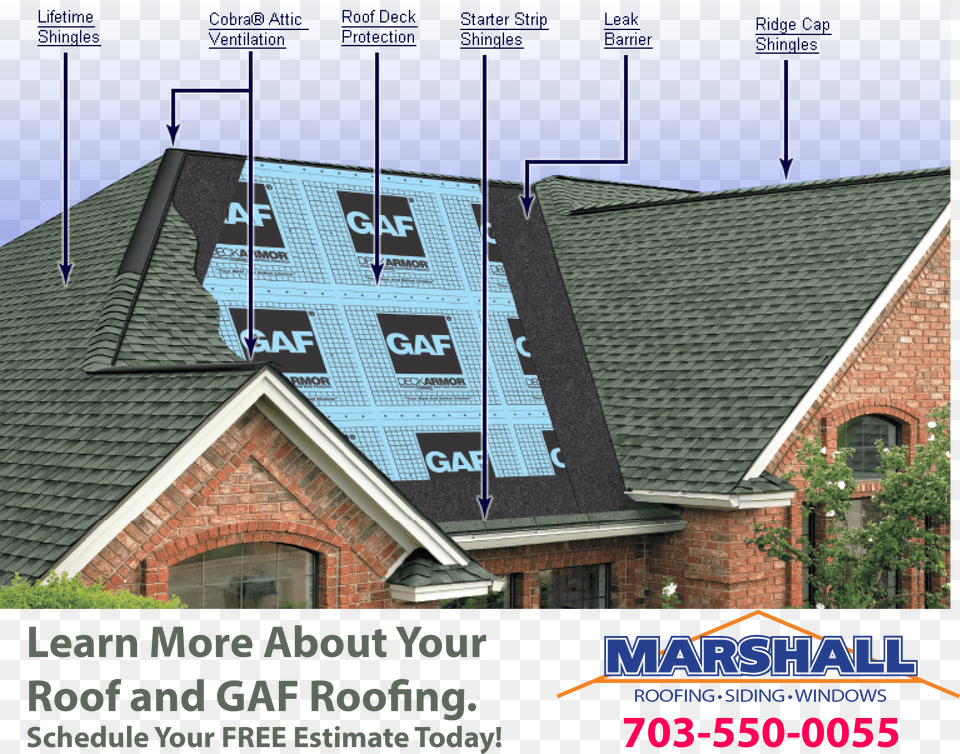 Gaf Roofing Ad Gaf Lifetime Roofing System, Architecture, Building, House, Housing Free Png