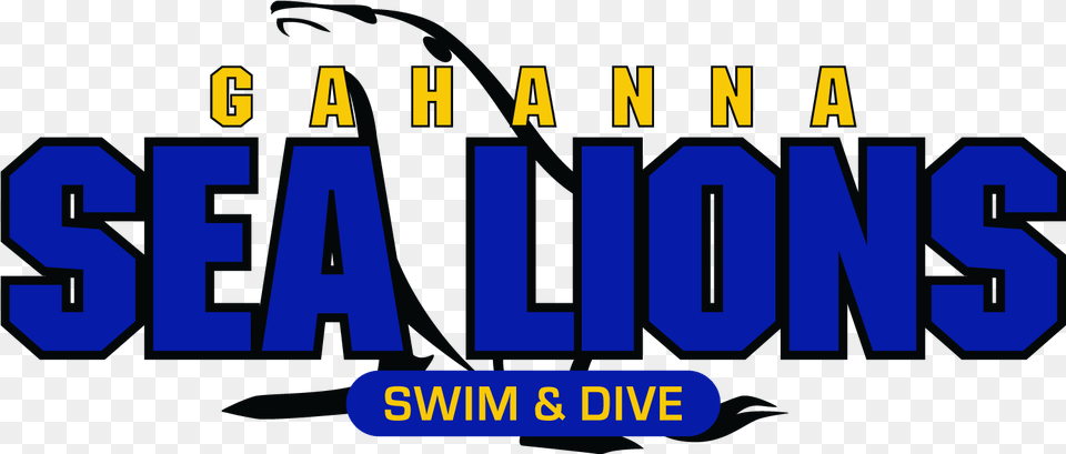 Gahanna Sea Lions Logo, Scoreboard, Text Png