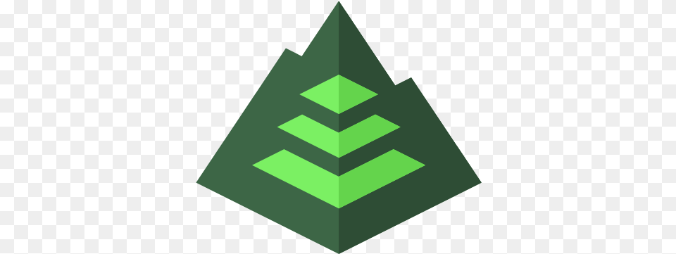 Gaia Gps Incorporated Logo Gaia Gps, Green, Triangle, Leaf, Plant Png