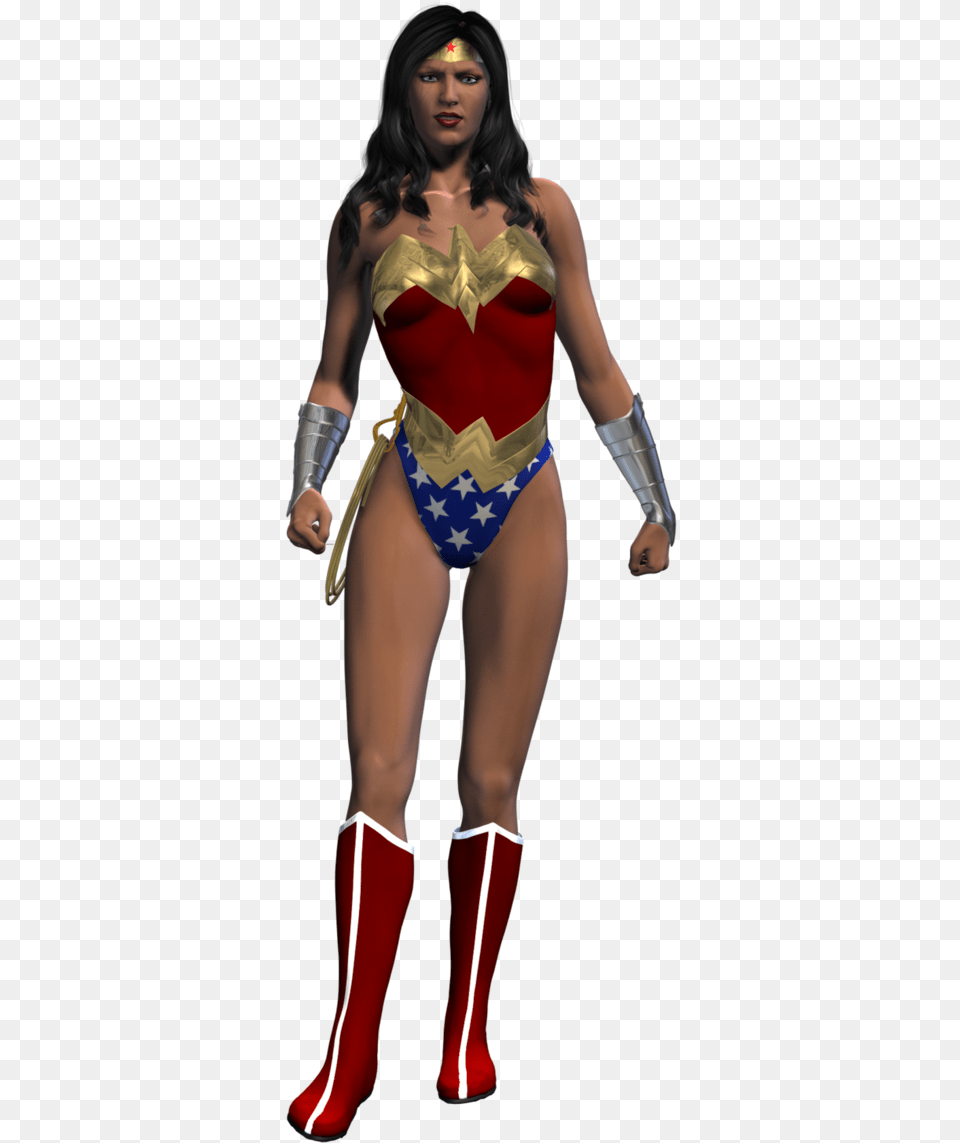 Gal Gadot Diana Prince Wonder Woman Superhero Female Wonder Woman 3d Model, Clothing, Costume, Person, Adult Png Image
