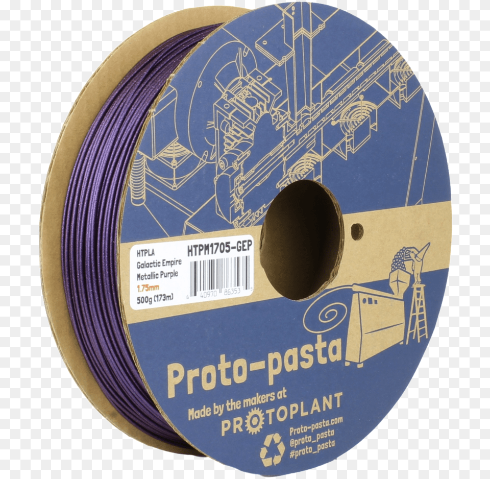 Galactic Empire Metallic Purple Htpla Metallic Purple Tpu Filament, Disk Free Transparent Png