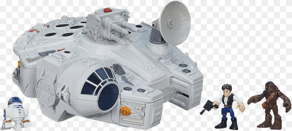 Galactic Heroes Millenium Falcon Vehicle Playset Star Wars Playskool Star Wars, Adult, Wedding, Person, Female Free Transparent Png