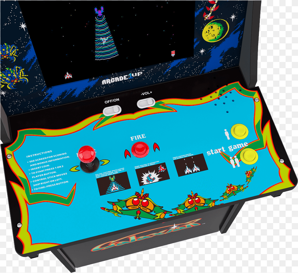 Galaga Arcade Cabinetclass Lazyload Lazyload Fade, Arcade Game Machine, Game, Person Free Transparent Png