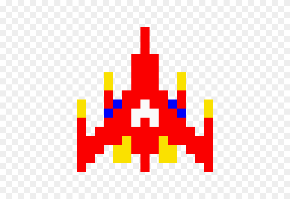 Galaga Ship Pixel Art Maker, First Aid Free Png