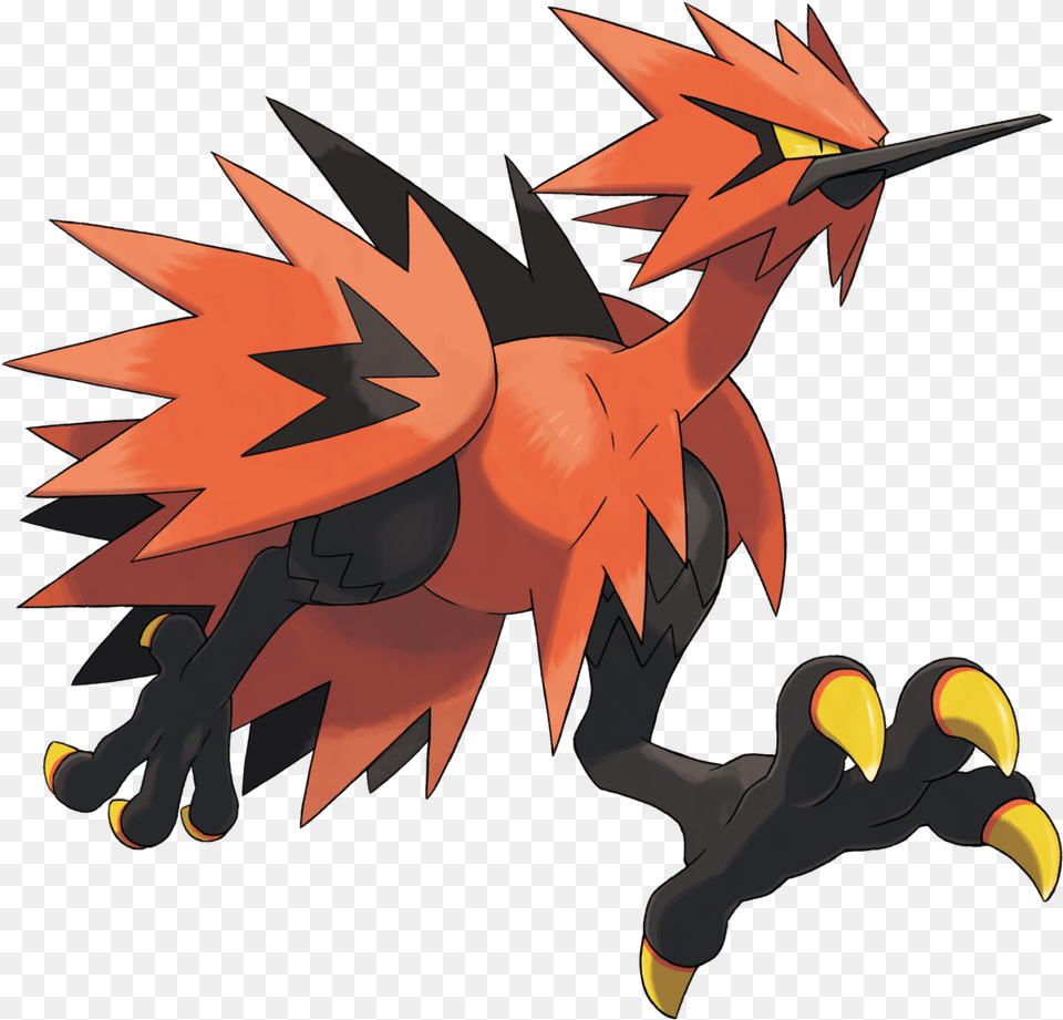 Galarian Legendary Birds Galarian Zapdos, Electronics, Hardware, Dragon Free Transparent Png