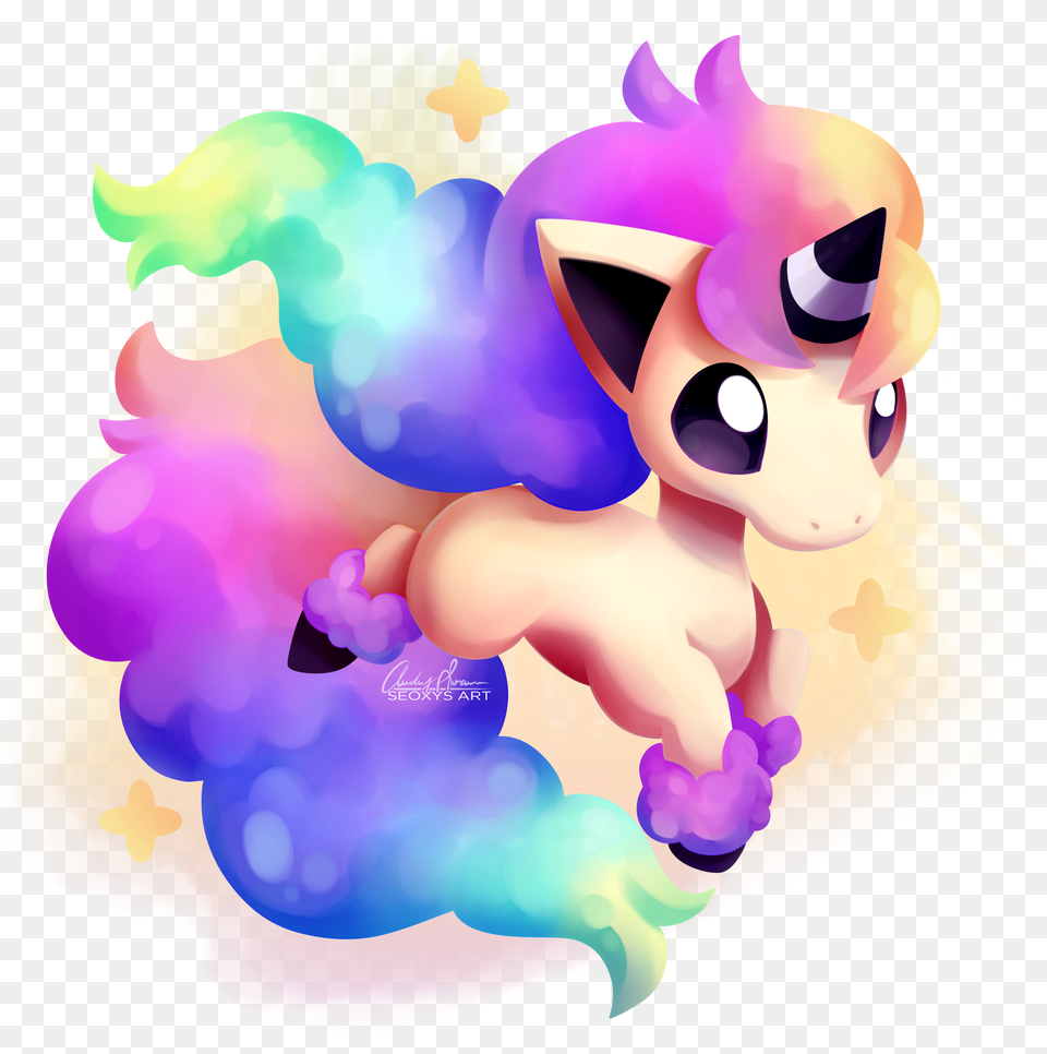 Galarian Ponyta Fan Art, Graphics, Baby, Person Png