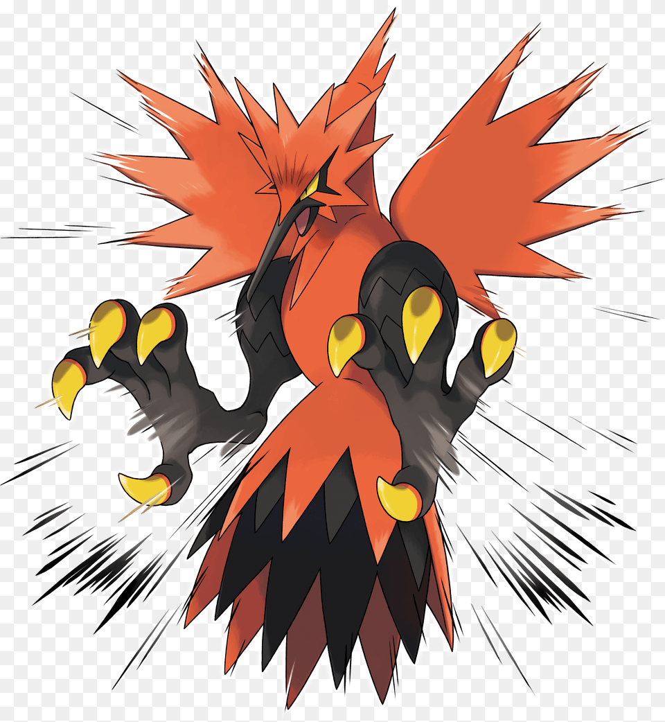 Galarian Zapdos Sword And Shield Legendary Birds Free Png Download