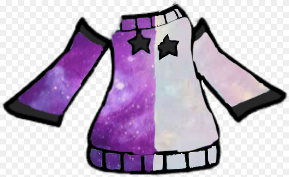 Galaxy Aesthetic Blouse, Clothing, Coat, Purple, Formal Wear Png