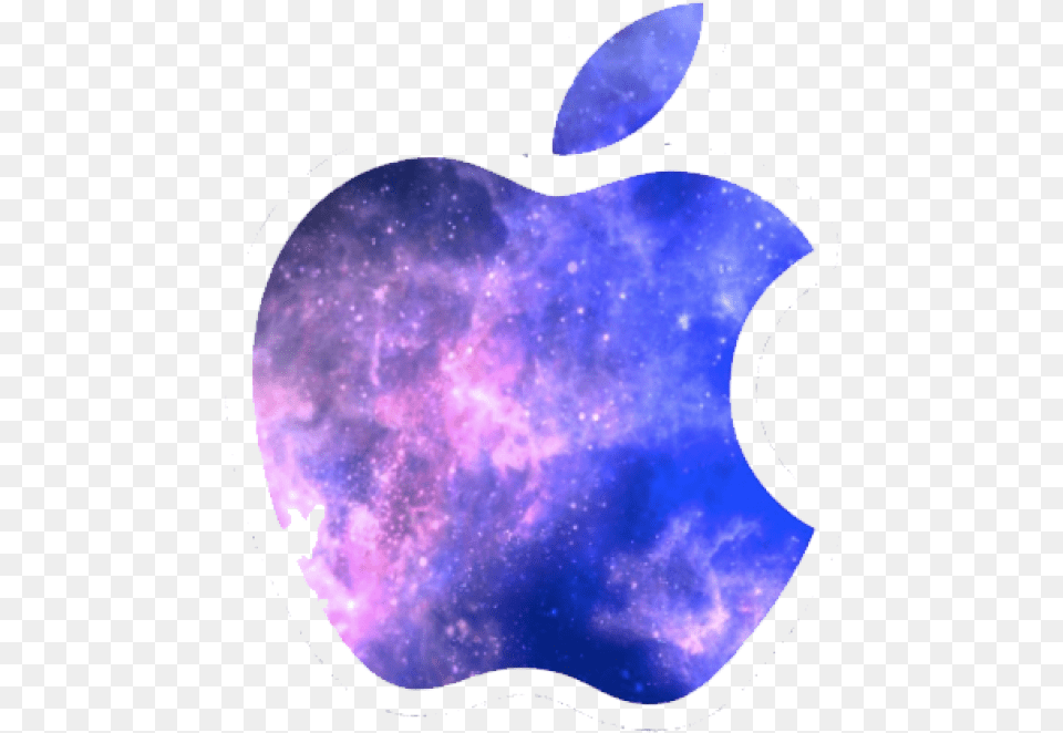 Galaxy Apple Logo Photo 673 Free Download Transparent Background Cool Folder Icons, Nature, Night, Outdoors, Astronomy Png Image