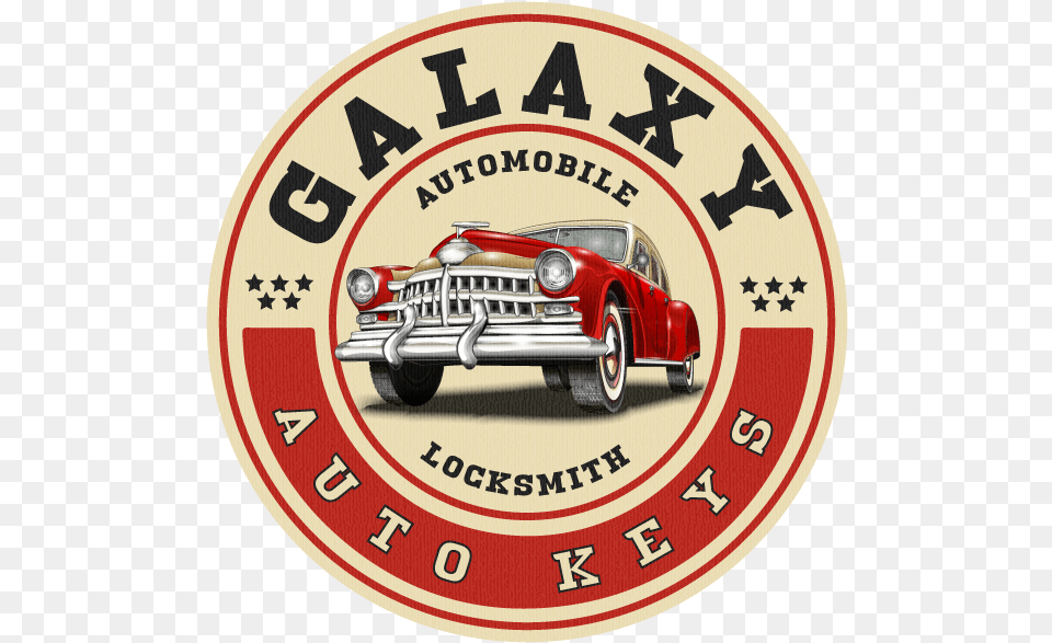 Galaxy Auto Keys Logo 100anb Route 66 Garage Service Repair 3, Car, Transportation, Vehicle, Emblem Free Png