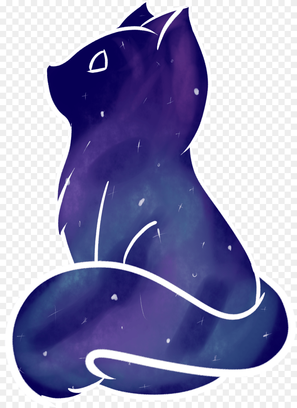 Galaxy Cat Charm On Storenvy, Purple, Ice Free Png