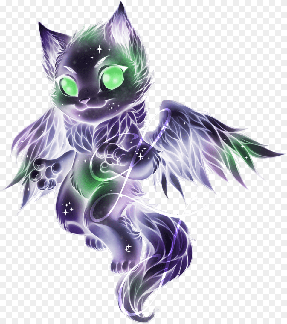 Galaxy Cat Transparent, Accessories, Animal, Bird Png