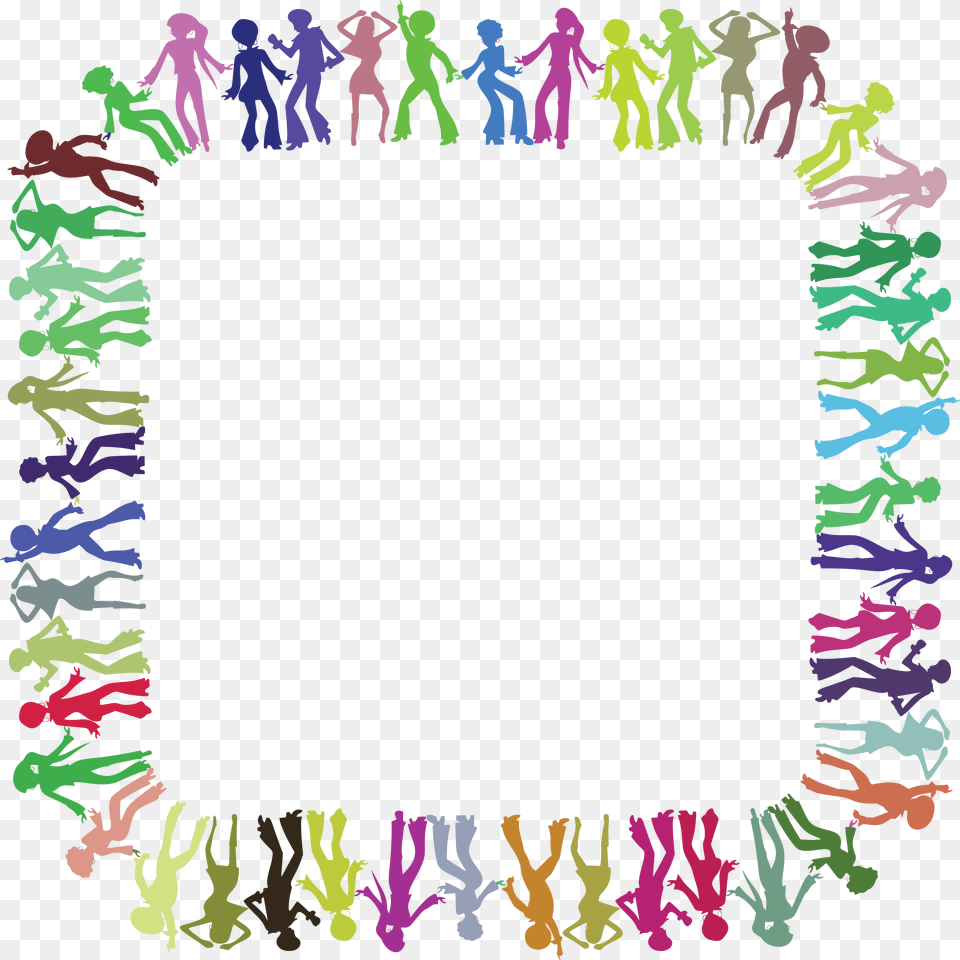 Galaxy Clipart Border Border Design For Dance, Person, Baby, Purple Png Image
