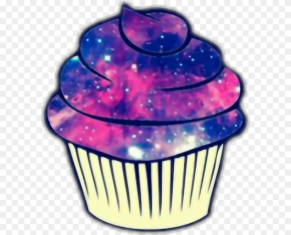 Galaxy Clipart Cupcake, Cake, Cream, Dessert, Food Free Transparent Png