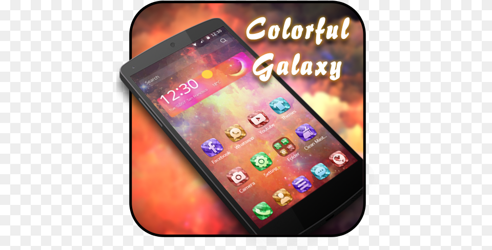 Galaxy Color Theme 1 Camera Phone, Electronics, Mobile Phone Free Png