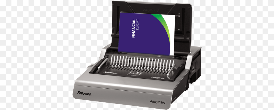 Galaxy E 500 Electric Comb Binding Machine W Starter Fellowes Galaxy 500 Comb Binder, Computer Hardware, Electronics, Hardware Png Image