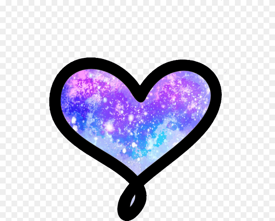 Galaxy Heart Image Transparent Background Purple Heart, Accessories, Gemstone, Jewelry, Ornament Free Png Download