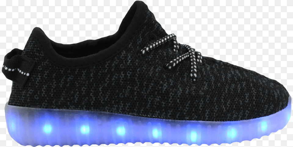 Galaxy Led Shoes Light Up Usb Charging Low Top Knit Walking Shoe, Clothing, Footwear, Sneaker Png