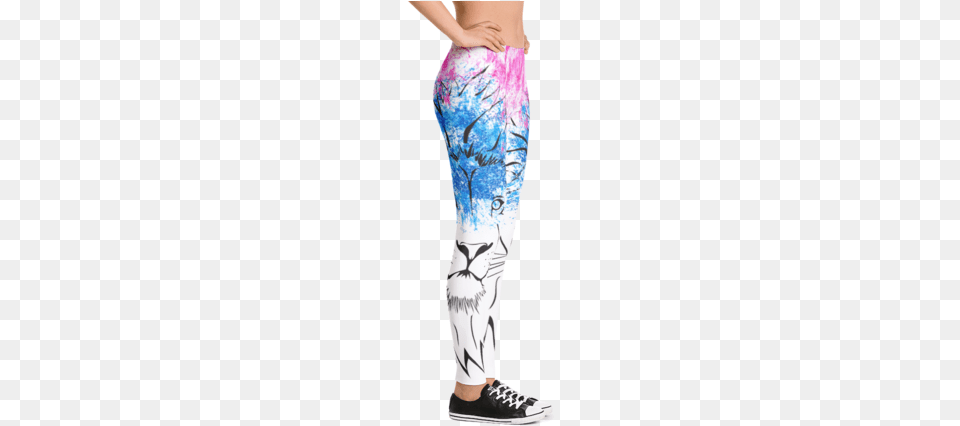 Galaxy Leo Leggings Dogzprinted Bearonalog Farbe Splatter Leggings Hergestellt In, Clothing, Pants, Adult, Female Free Transparent Png