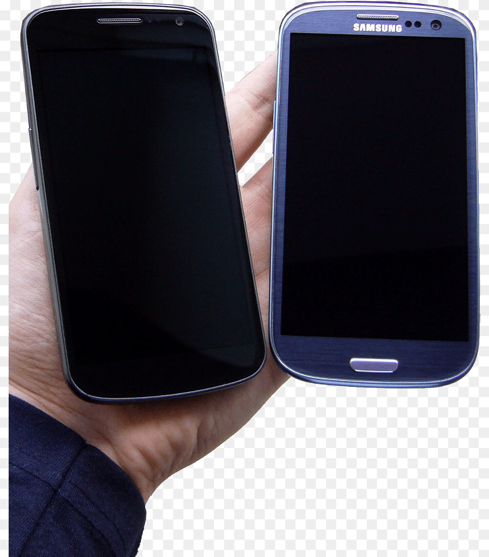 Galaxy Nexus And S Iii Side Samsung Galaxy S Iii, Electronics, Iphone, Mobile Phone, Phone Free Png