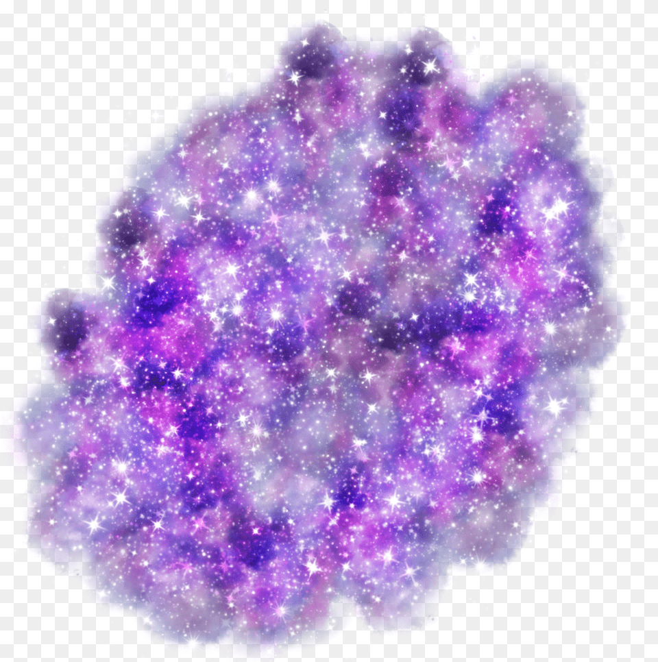 Galaxy Purple Smoke Hearts Crystal, Mineral, Astronomy, Nebula, Outer Space Free Png Download