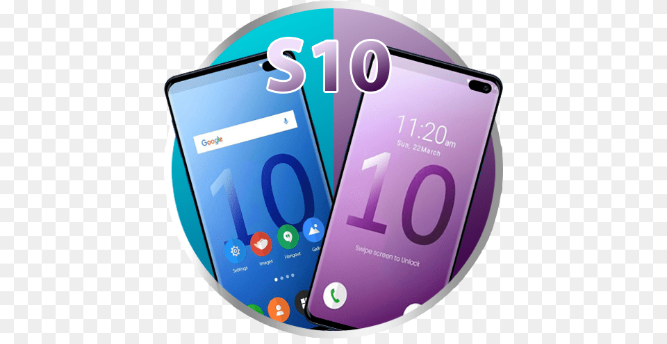 Galaxy S10 Plus Theme Samsung S10 Plus, Text, Number, Symbol, Disk Png