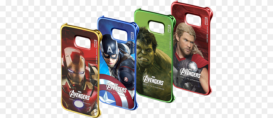 Galaxy S6 Avengers Edition Thor Clear Cover Mobile Phone Case, Adult, Male, Man, Person Free Transparent Png