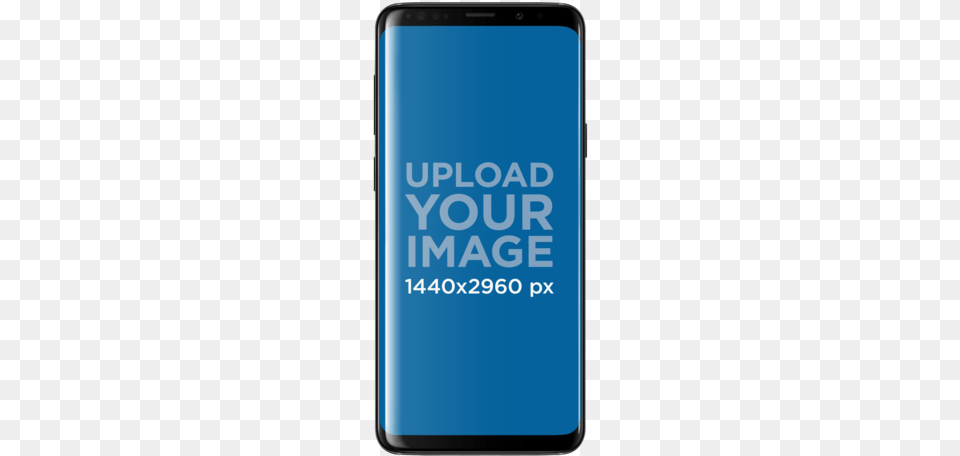 Galaxy S9 Plus Mockup Template Against A Transparent Samsung Galaxy S9 Template Transparent, Electronics, Mobile Phone, Phone Free Png