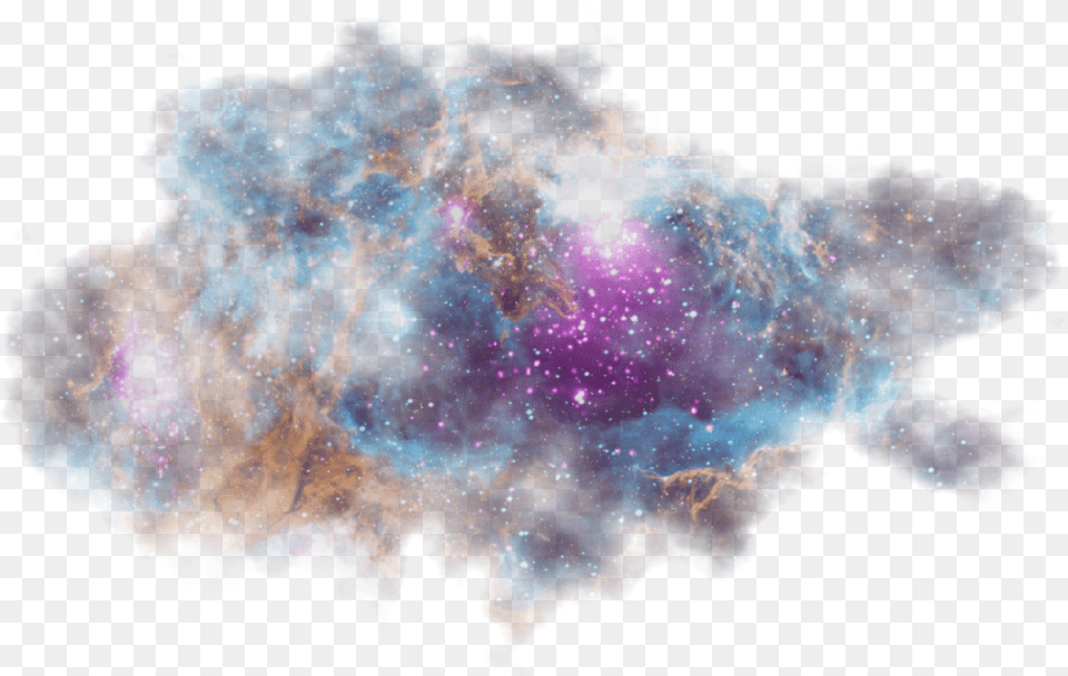 Galaxy Smoke Scclouds Sticker Nebula, Astronomy, Outer Space, Accessories, Ornament Free Png Download