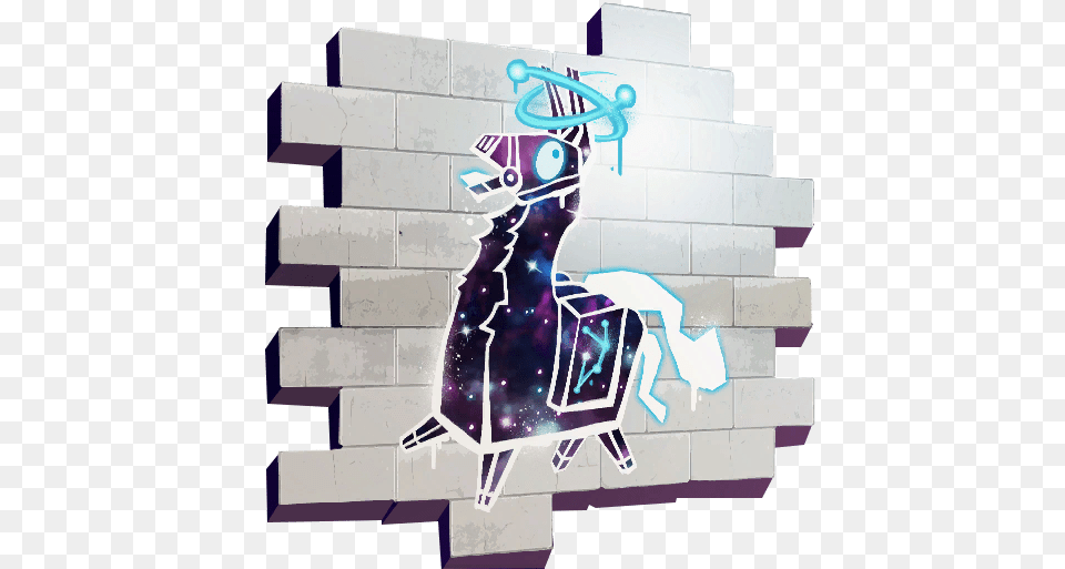 Galaxy Spray Redeemable With Phone Case Llama Spray Fortnite, Art, Painting, Architecture, Building Png Image