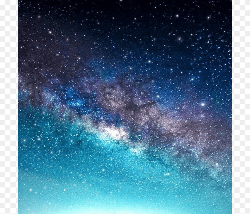 Galaxy Tumblr Lights Star Universe Blue Milky Way, Nature, Night, Outdoors, Astronomy Free Png Download