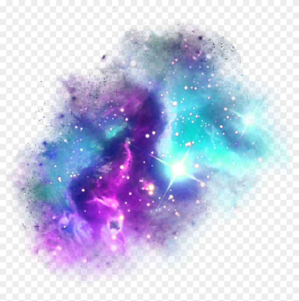 Galaxy Tumblr Stars Planet Explotion Colors Blue Galaxy Free Png Download