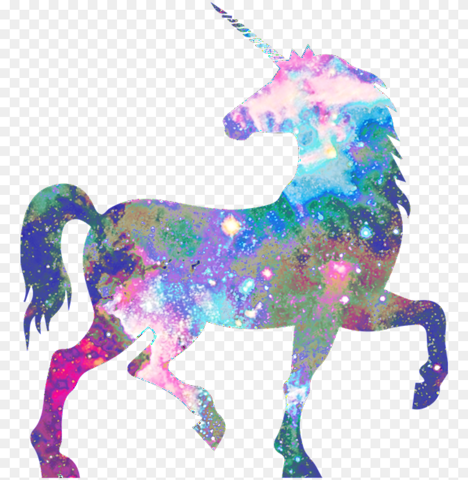Galaxy Unicorn Hd Transparent Cartoon Transparent Unicorn, Person, Accessories, Animal, Mammal Free Png