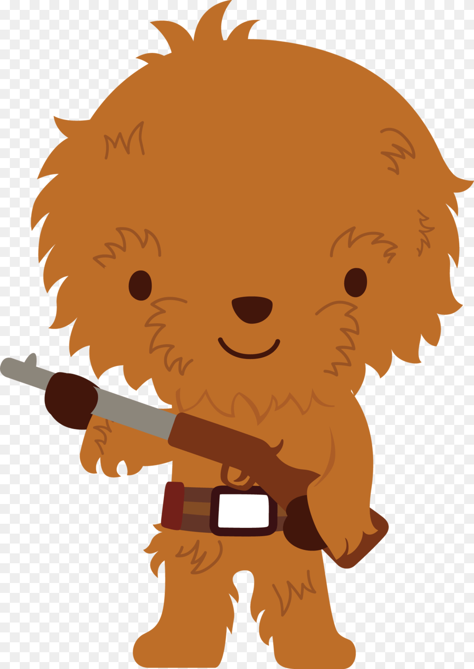 Galaxy Wars Animados Chewbacca Cute Star Wars Clipart, Baby, Person, Toy Free Png Download