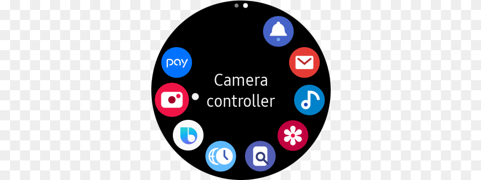 Galaxy Watch Active Camera Controller App Lets You Take Camera Controller Samsung, Text, Symbol, Number Free Transparent Png