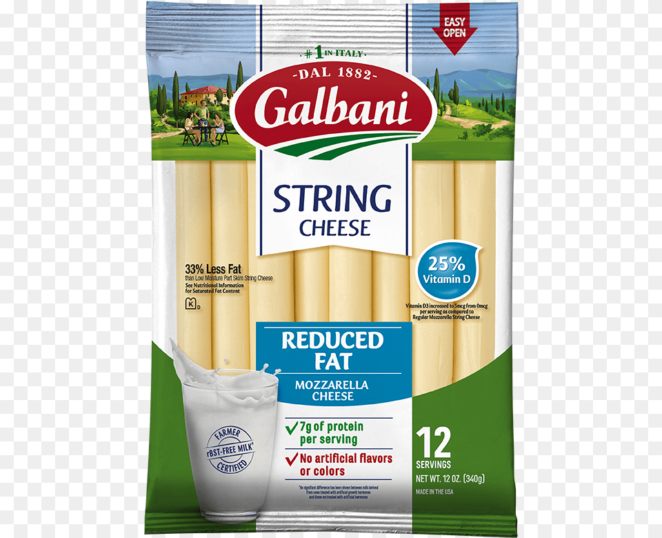 Galbani Mozzarella String Cheese, Advertisement, Poster, Person, Food Free Png Download