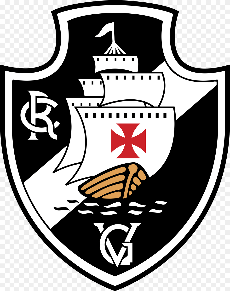 Galeria De Imagens Em Do Escudo Do Club De Regatas Vasco Da Gama, Logo, Armor, Emblem, Symbol Free Transparent Png