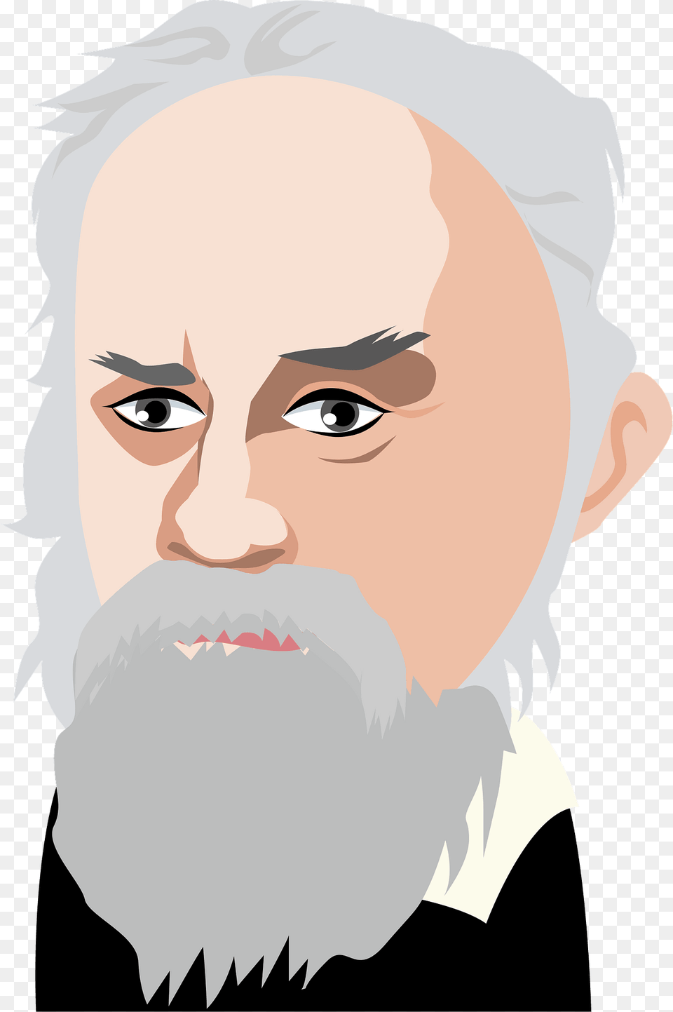 Galileo Galilei Clipart, Beard, Face, Head, Person Free Png Download