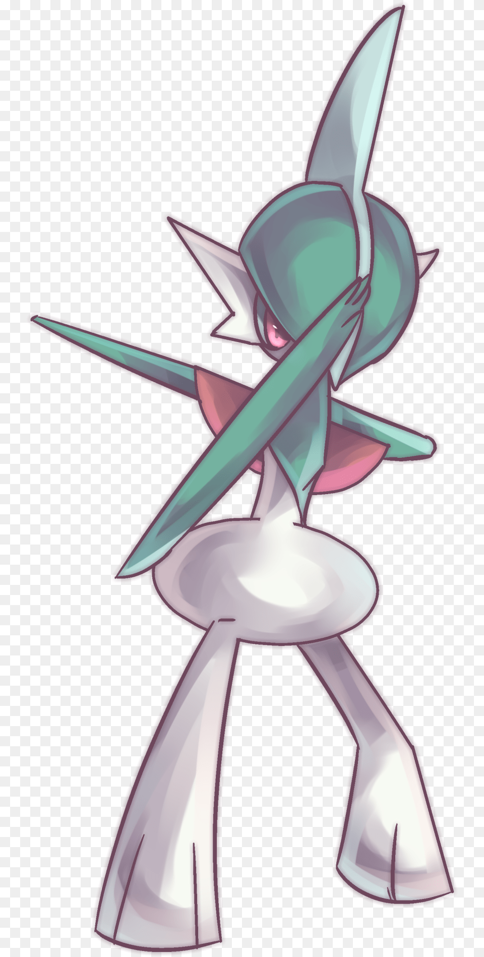 Gallade Cartoon, Blade, Dagger, Knife, Weapon Png