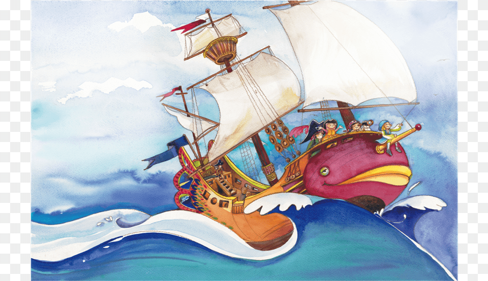 Galleon, Art, Boat, Painting, Sailboat Free Png Download