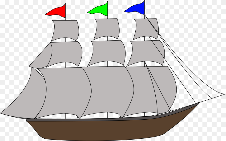 Galleon Sail Ship Clip Art, Boat, Sailboat, Transportation, Vehicle Free Png Download
