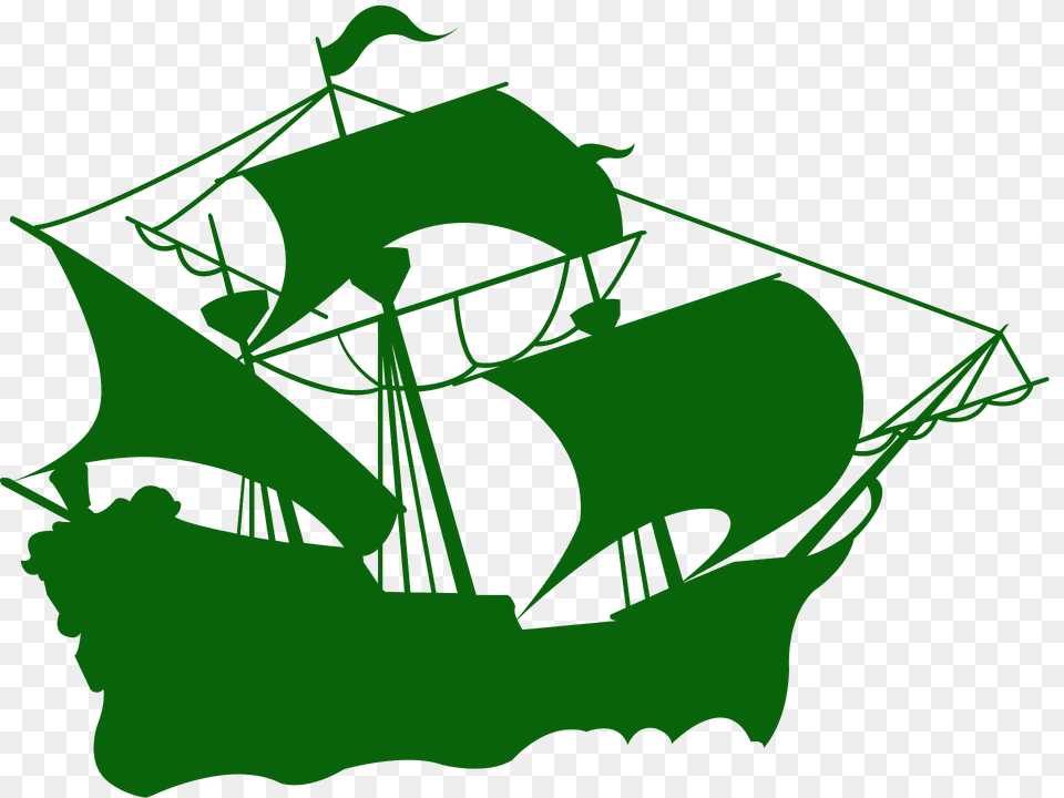 Galleon Silhouette, Art, Boat, Sailboat, Transportation Png