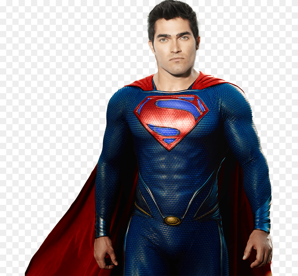 Gallery 1 Man Of Steel Superman Tyler Hoechlin Fan Art, Long Sleeve, Cape, Clothing, Costume Png Image