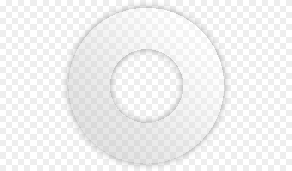 Gallery Circle Dock White Thick Circle, Disk Free Transparent Png